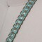 2 Yards 5/8 Inch Crystal Blue and Antique Gold Upholstery Gimp Trim for Drapes & Décor